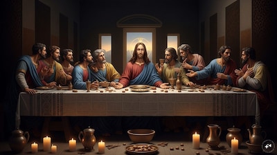 The Last Supper took place in an upper room in Jerusalem, where Jesus gathered with his twelve disciples.