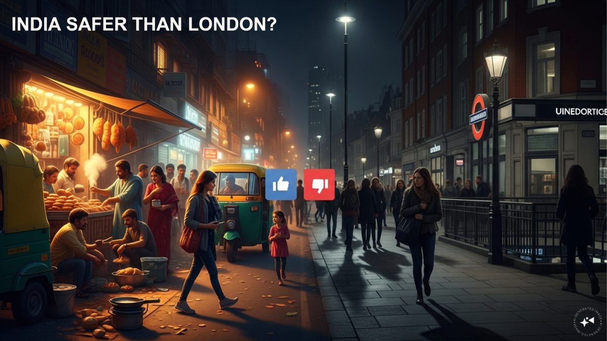 ‘India Safer Than London?’ Viral Video Gets People Arguing About What Safety Really Looks Like