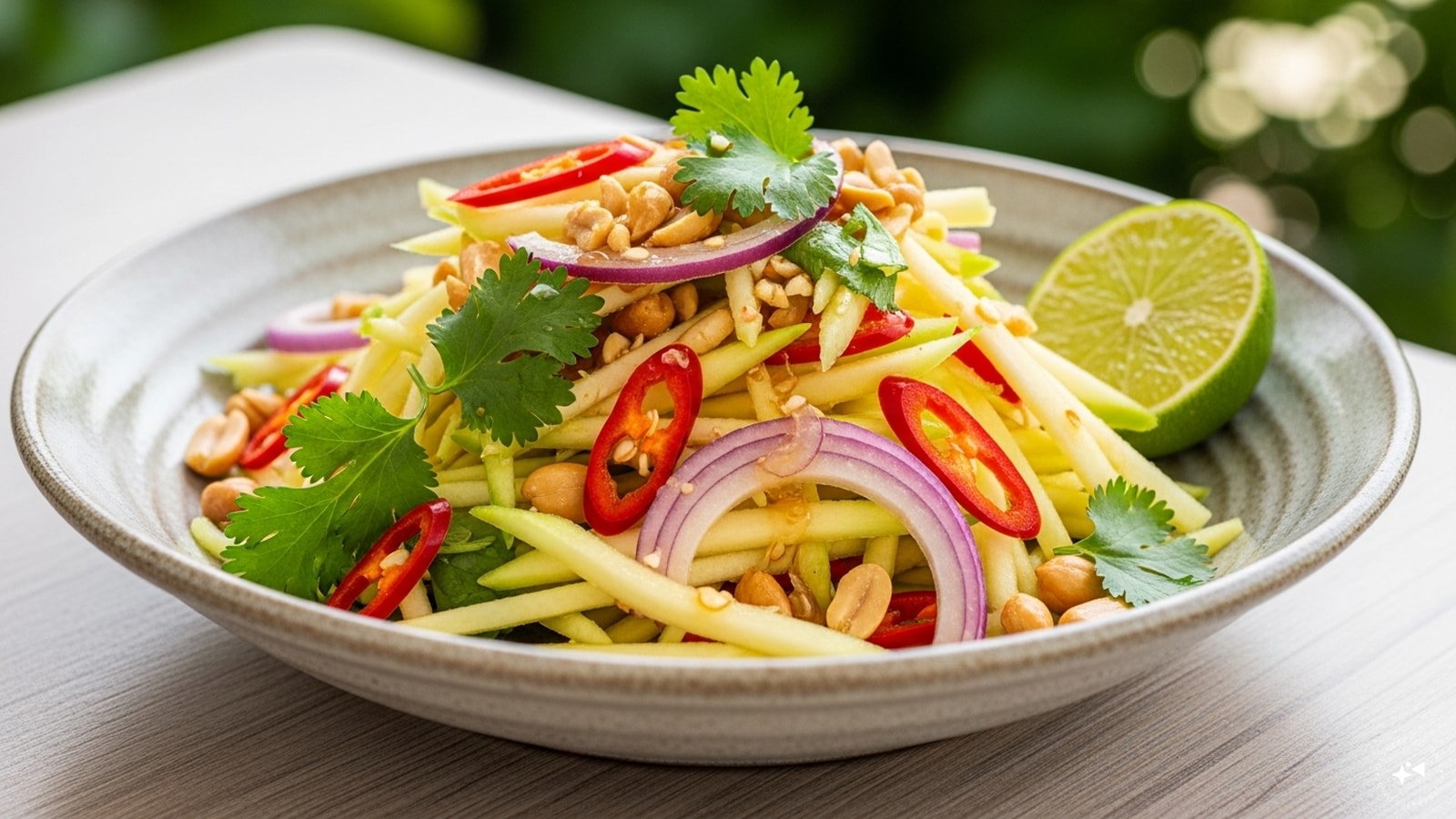  Thai raw mango salad is a refreshing way to elevate your summer meals. Quick to prepare and incredibly satisfying, it’s the perfect balance of taste and nutrition—ideal for hot days when you crave something fresh and vibrant.