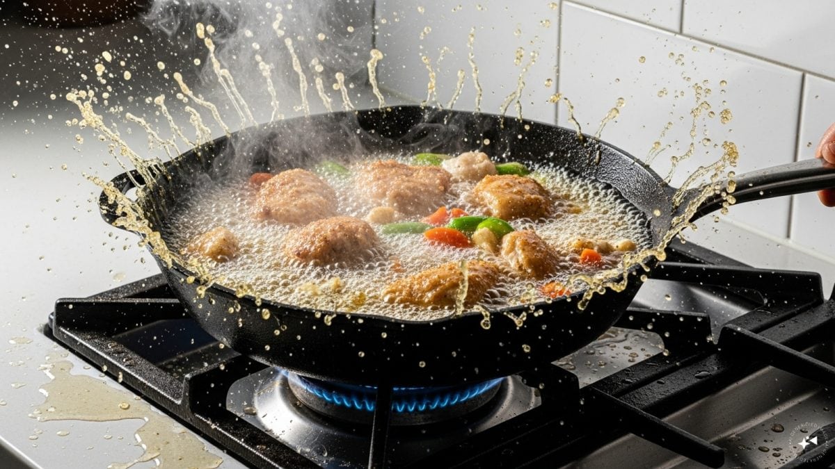 While Splatter Stop Oil Splatter While Cooking Simple Kitchen Tricks That Work