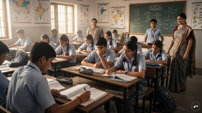 Students must score at least 33 per cent marks to pass the KSEAB 2nd PUC exam. (AI Generated Image)