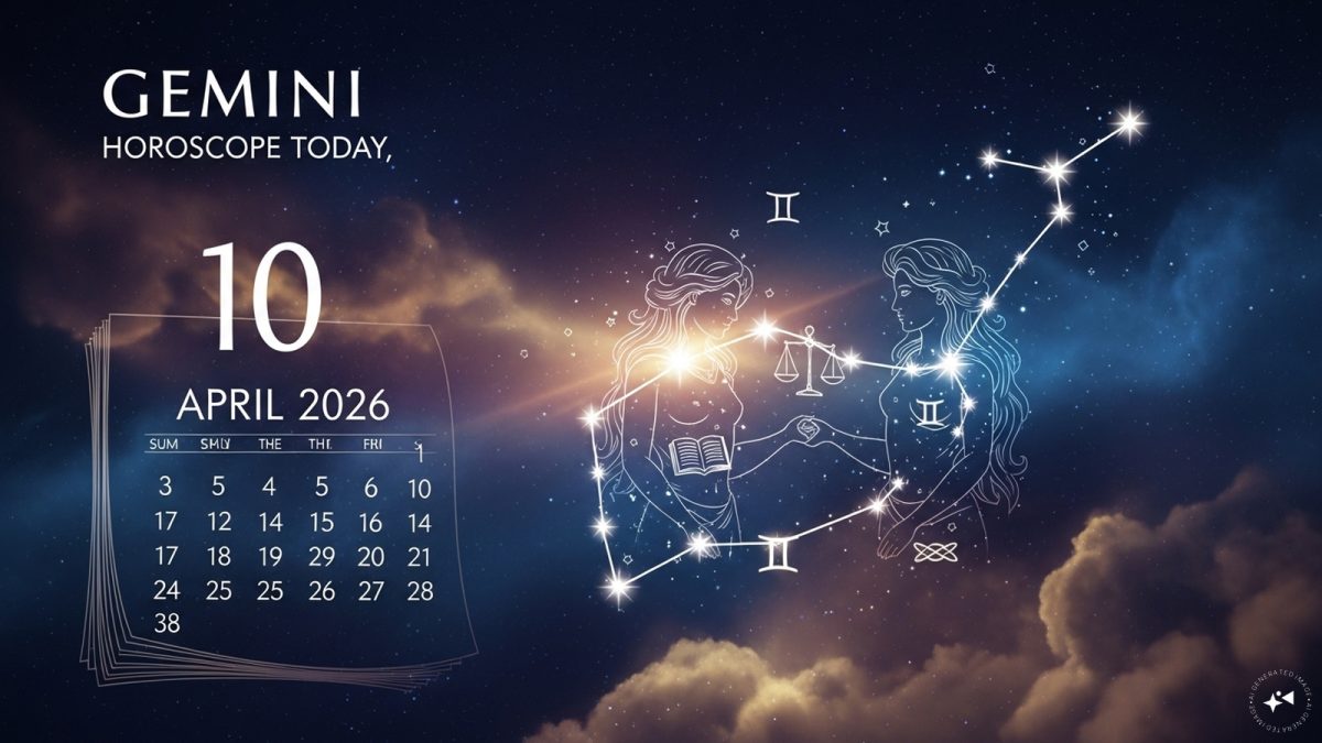 Gemini horoscope illustration