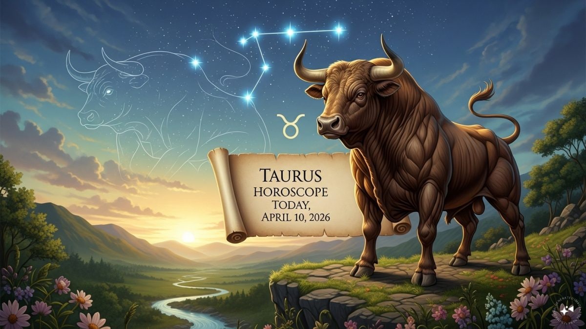 Taurus horoscope illustration