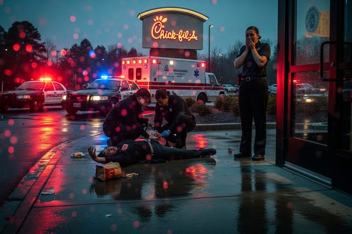 “One shot in the face, two in the leg”: 911 call captures horror of New Jersey Chick-fil-A shooting