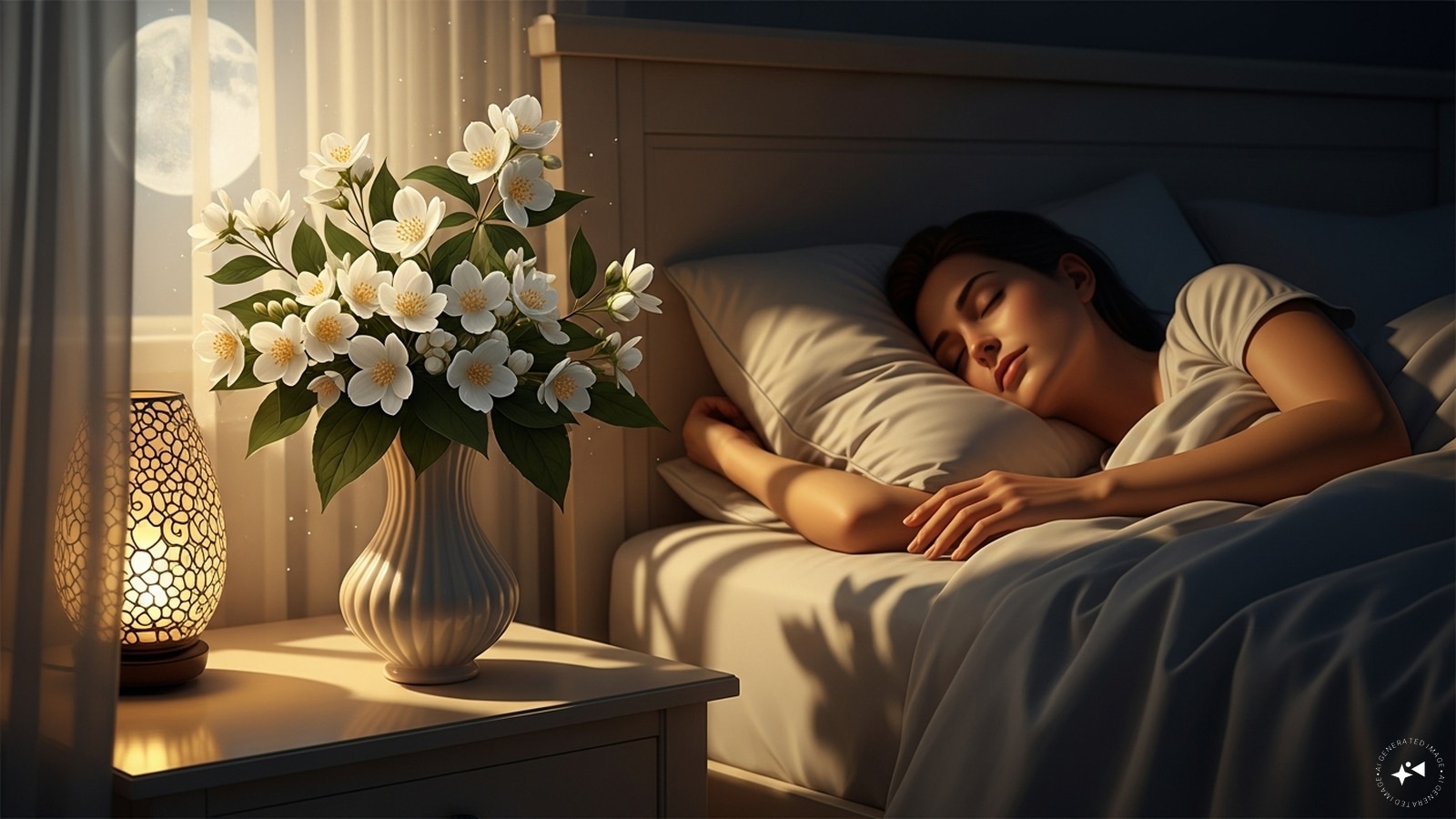 Jasmine: Jasmine’s sweet fragrance is linked to improved sleep quality and reduced restlessness. Its scent creates a peaceful, comforting atmosphere that supports relaxation. This delicate flowering plant enhances bedroom aesthetics while promoting a sense of calm and emotional well-being throughout the night.