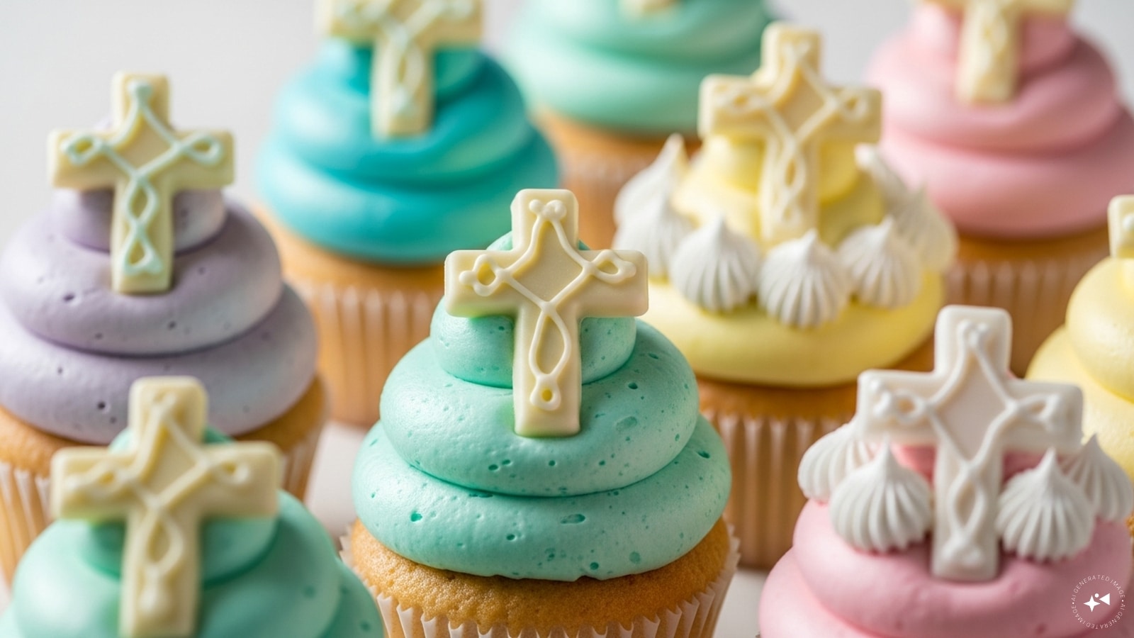 Easter 2026: Cross Cupcakes
