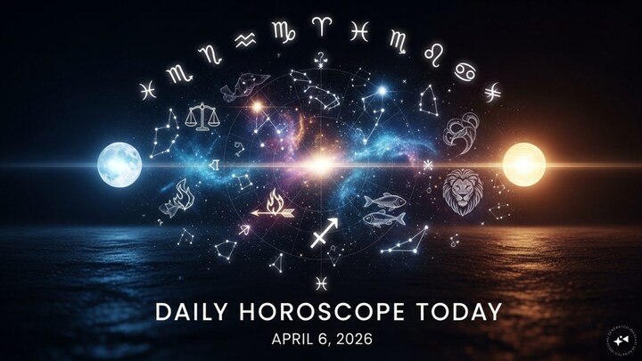 Daily horoscope illustration