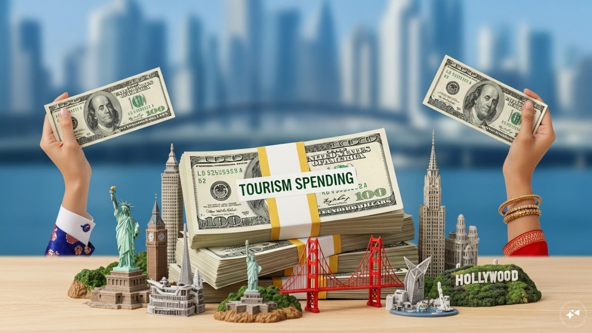 China, India Power US Tourism Spending, Lead Overseas Visitor Outlay