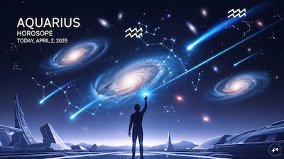 Aquarius Horoscope Today: Astrological predictions by Chirag Daruwalla for kumbha rashi on April 2 2026. (AI generated image)