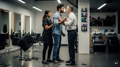 The dispute arose over Sushma's termination from the Bengaluru salon. (AI-Generated Image)