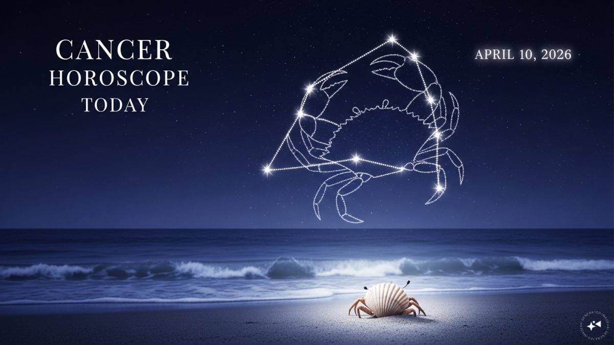 Cancer zodiac sign illustration