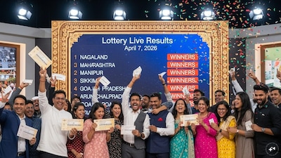 Lottery Live Results April 7 2026: Nagaland, Maharashtra, Punjab, Manipur, Sikkim, Goa, Arunachal state lotto winners. 