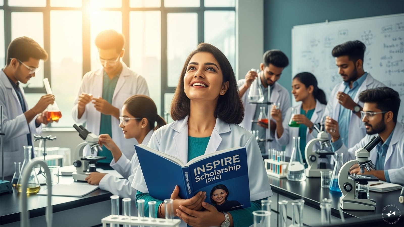 INSPIRE Scholarship (SHE): The INSPIRE Scholarship (Scholarship for Higher Education) is for students interested in science careers. Offered by the Department of Science and Technology, it supports students who rank among the top performers in Class 12 and choose basic science courses.