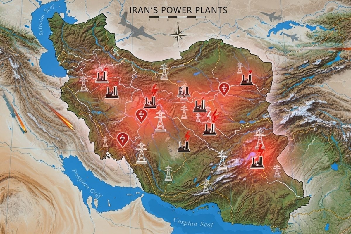 Will Trump Destroy These Power Plants In Iran If Strait Of Hormuz Is Not Opened Today?