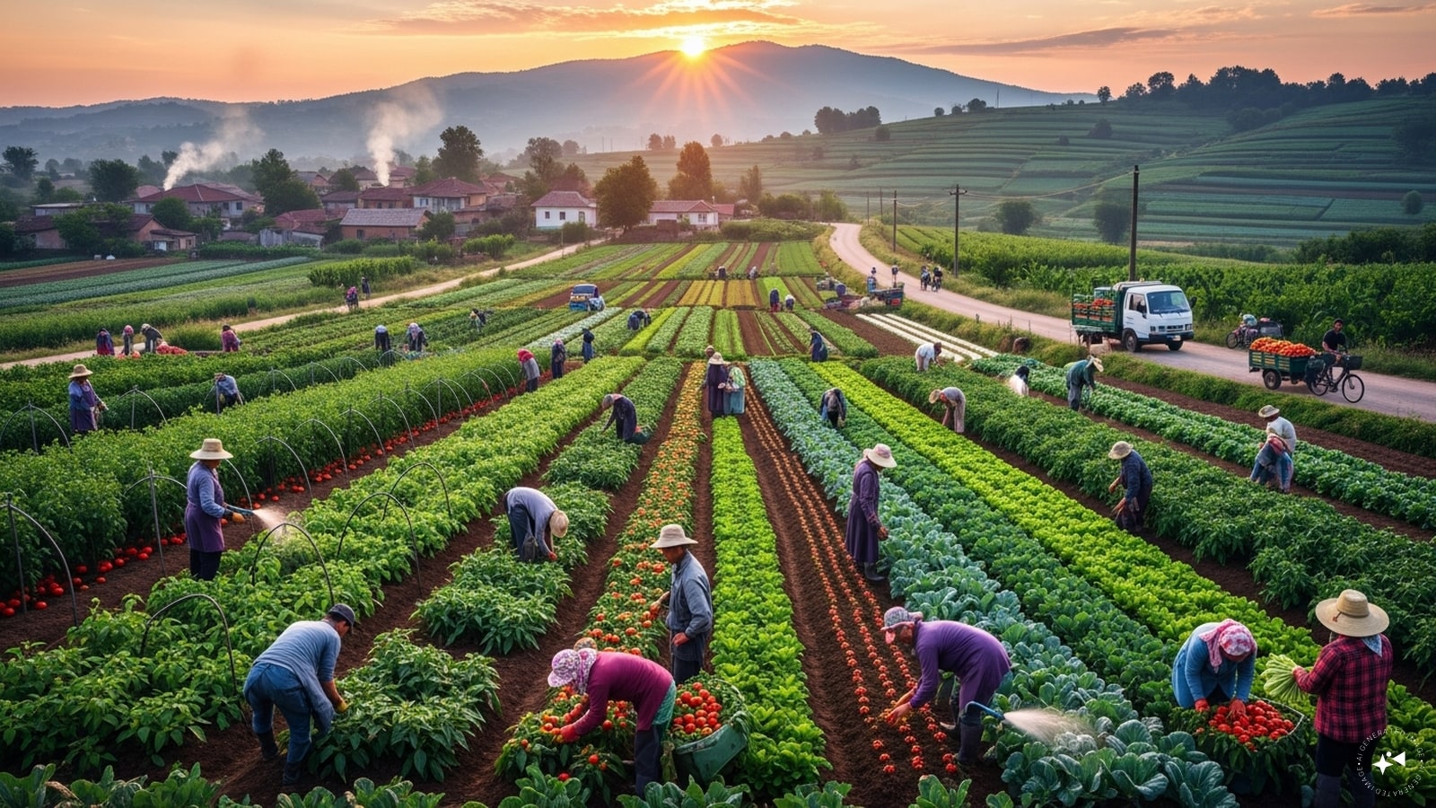 A large portion of the population depends on agriculture for their livelihood. Vegetable farming provides employment and supports rural livelihoods. A large portion of the population depends on agriculture for their livelihood. Vegetable farming provides employment and supports rural livelihoods.