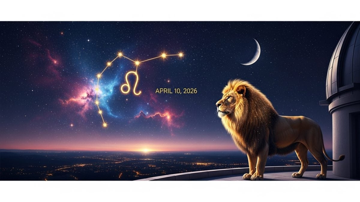 Leo horoscope illustration