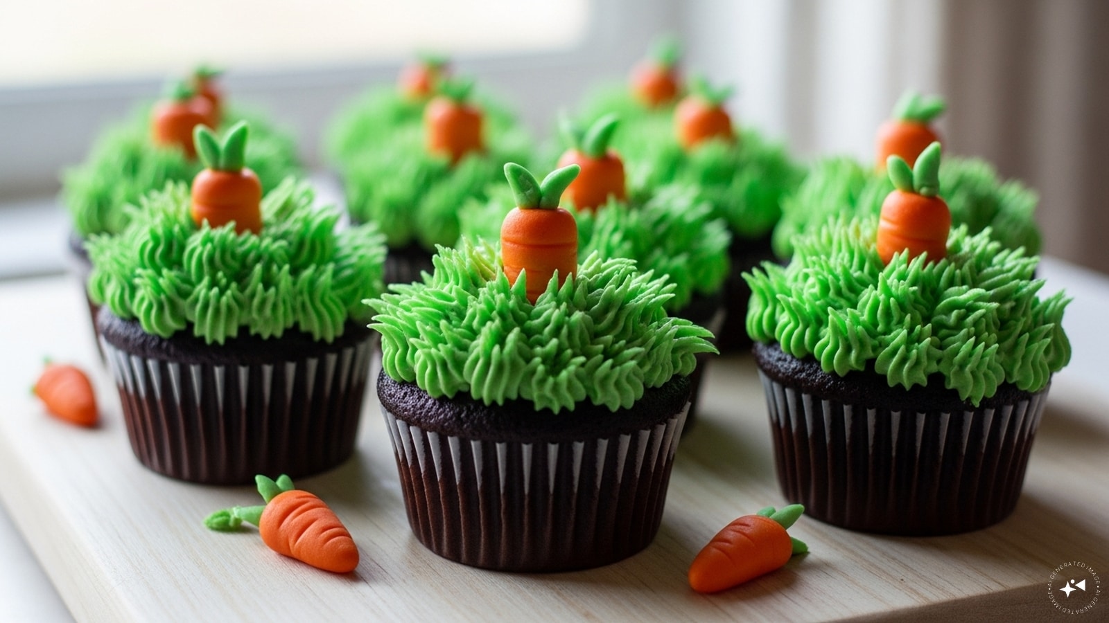 Easter 2026: Carrot Patch Cupcakes