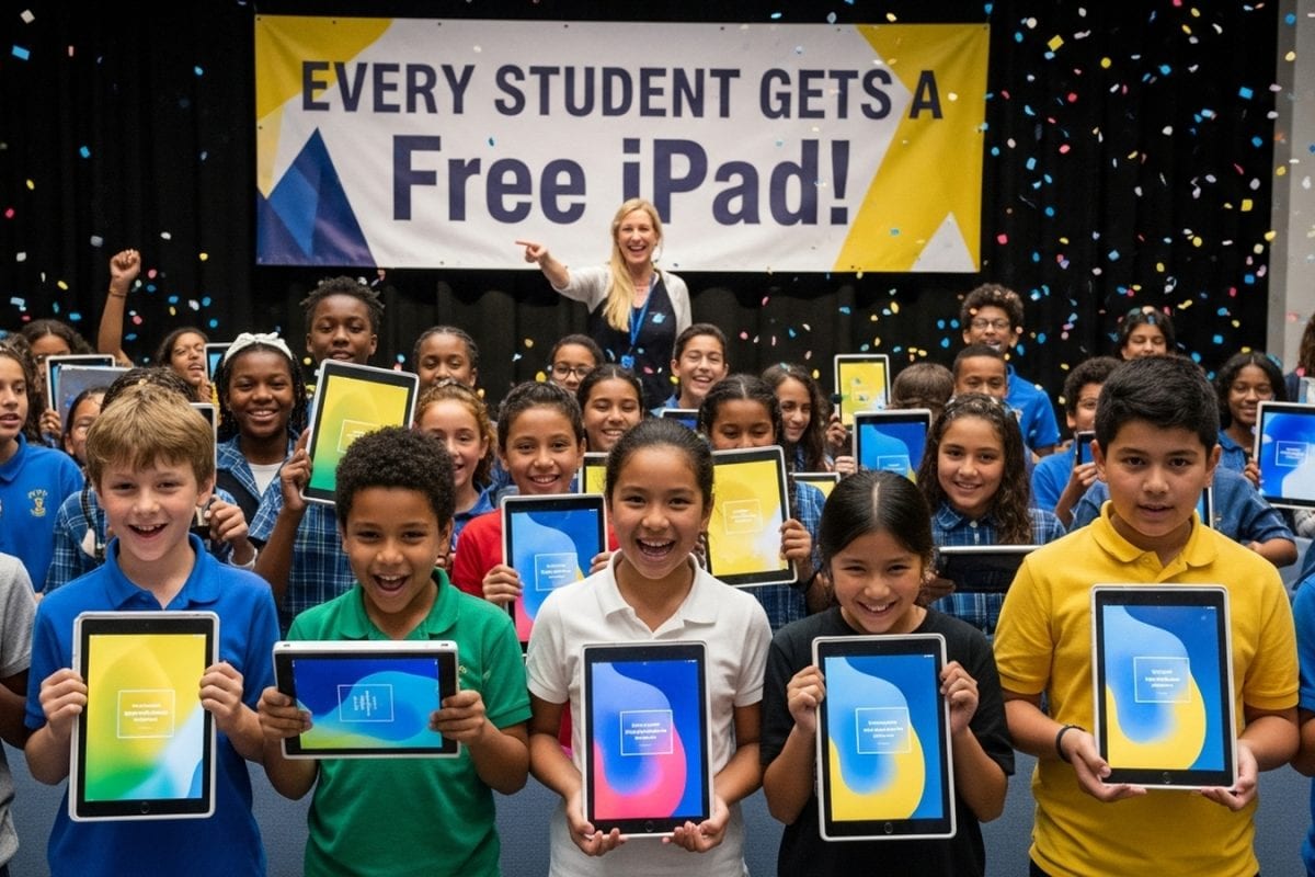 Every Student Gets a Free iPad in This School | Watch Viral Video