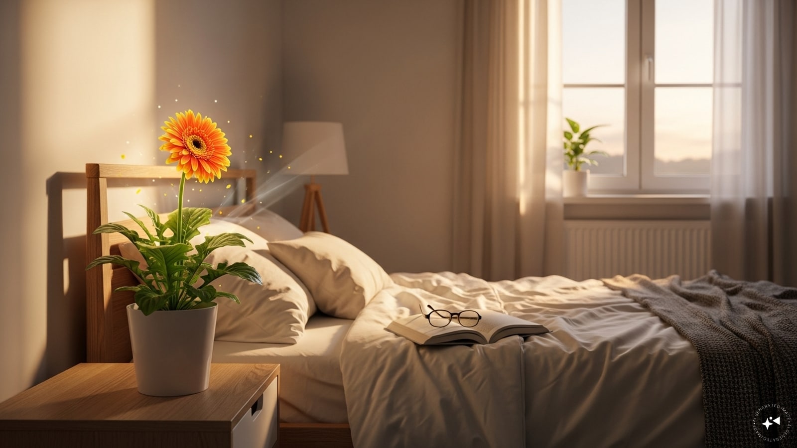 Gerbera daisy: Gerbera daisy brightens up bedrooms with its vibrant blooms while also releasing oxygen at night. It supports cleaner indoor air and adds a cheerful yet soothing touch. This plant is perfect for those who want both aesthetic appeal and subtle sleep-enhancing benefits.