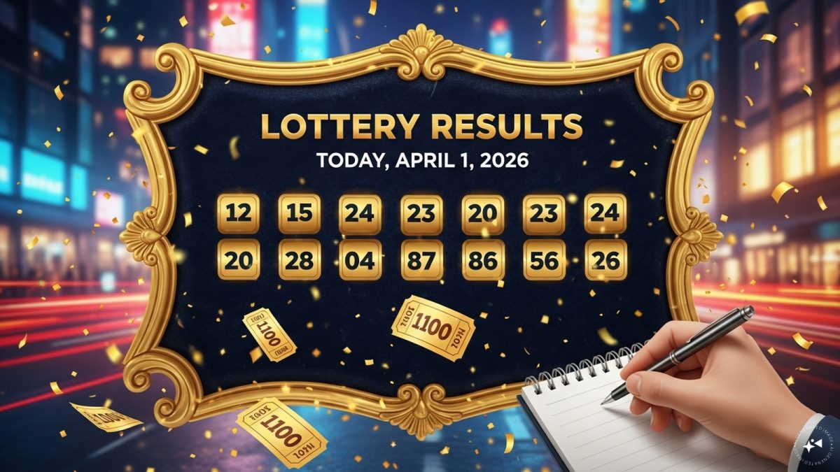 Lottery Results Today Live, April 1, 2026: Nagaland, Punjab, Maharashtra, & More