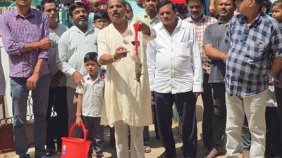 Kheda’s NRI village faces a severe water shortage, sparking outrage after a dead rat was found in a drinking water tanker sent to Luhar Faliya.