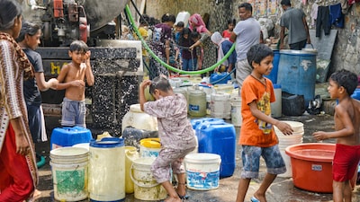 Recent reports show that while official supply systems exist in Delhi, a significant number of households still depend on private tankers. (PTI/File)