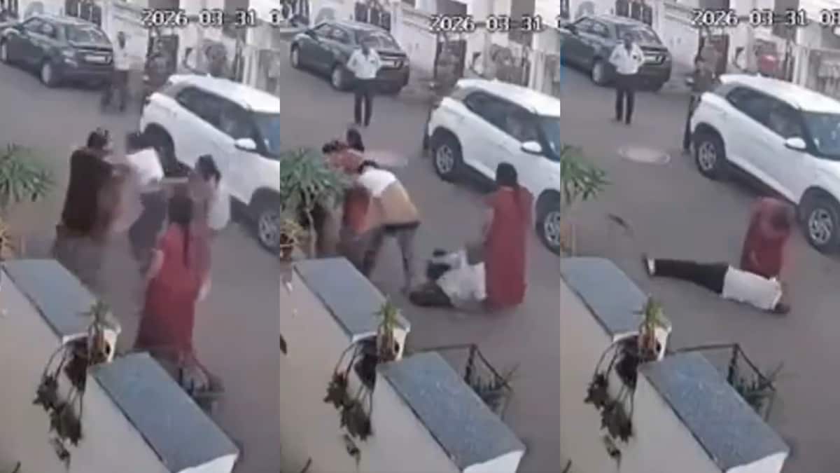 On Cam, Retired Jaipur Banker Collapses & Dies In 'Lane Fight' After 'Blocking' Tempo Traveller
