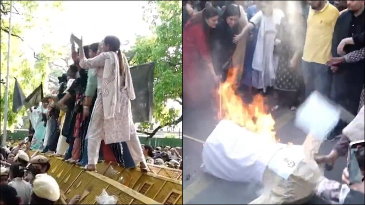 Bansuri Swaraj Among BJP MPs Detained During Protest March Towards Rahul Gandhi's House