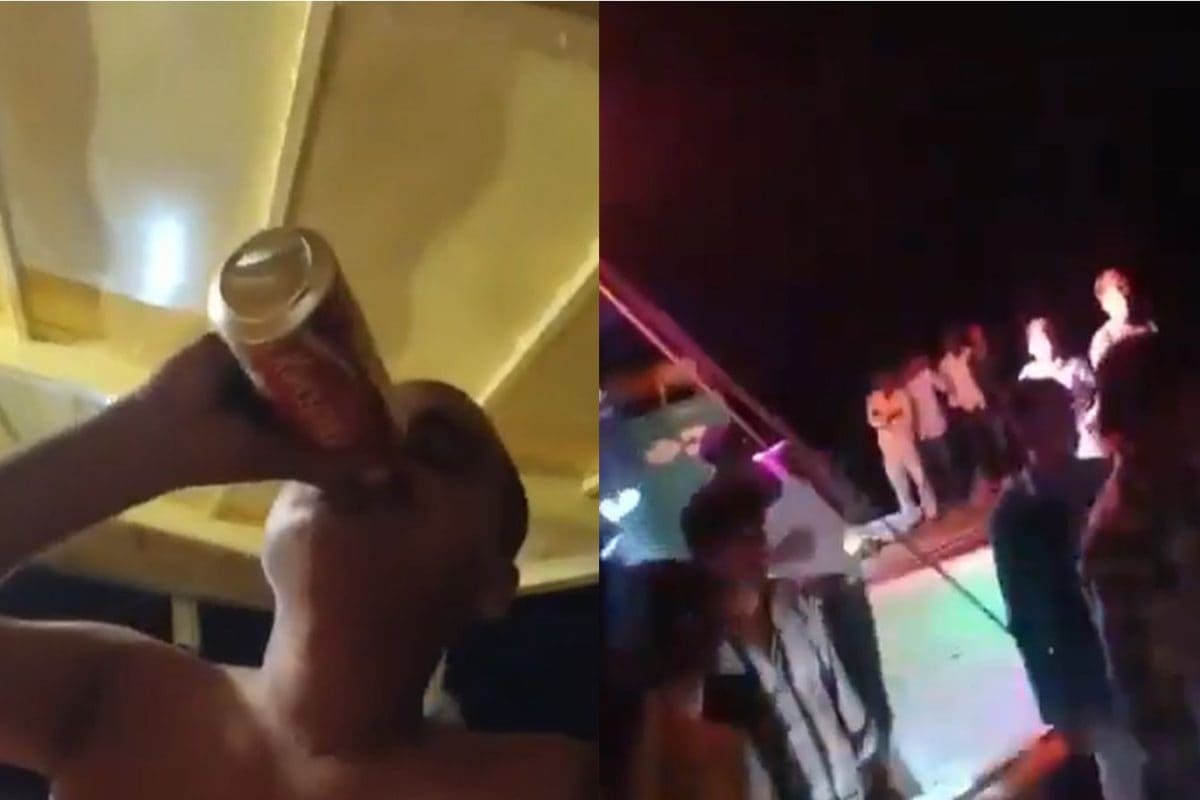 Beer, Dance And DJ On The Ganga: Internet Slams Men For Turning Holy River Into A Floating Party Hub