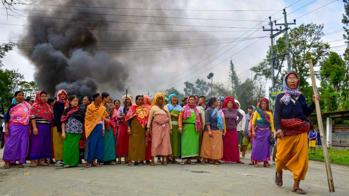 Stones Hurled, Security Personnel Targeted: Fresh Protests In Imphal Over Tronglaobi Killing