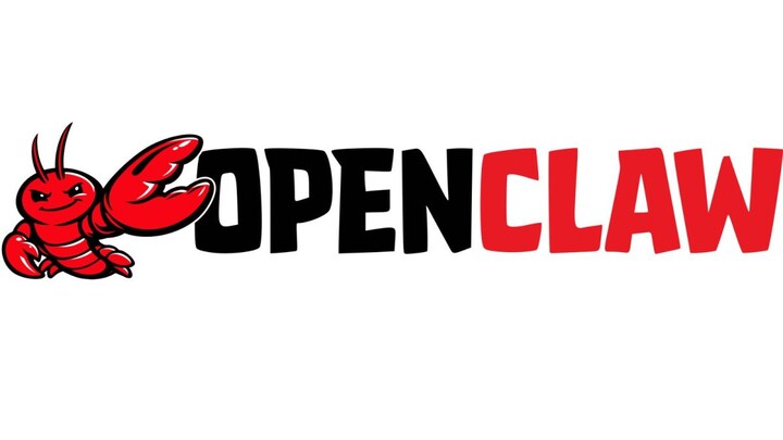 OpenClaw interface displaying a red lobster logo and task list