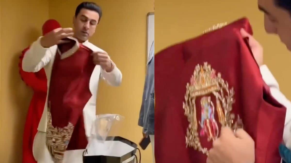 Watch: Ranbir Kapoor Thanks Fan For Gifting Him Ayodhya's Ram Mandir-Inspired Jacket At Ramayana LA Event