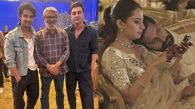 Ramayana's Lakshman Ravie Dubey Kept Shoot A Secret From Wife Sargun Mehta.