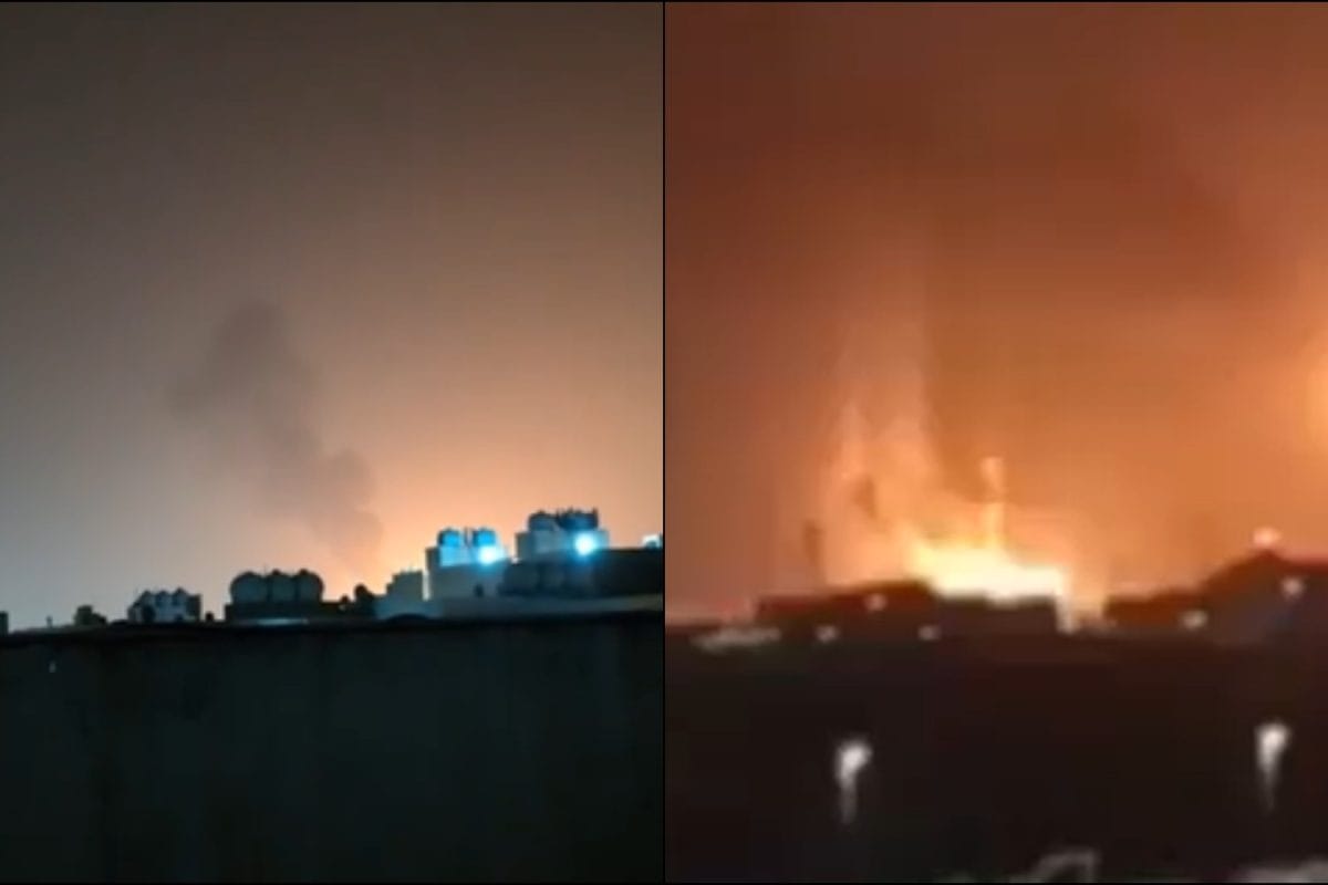 Massive Fire At Saudi Arabia’s Al Jubail Industrial Hub After Iranian Drone Attack | Video