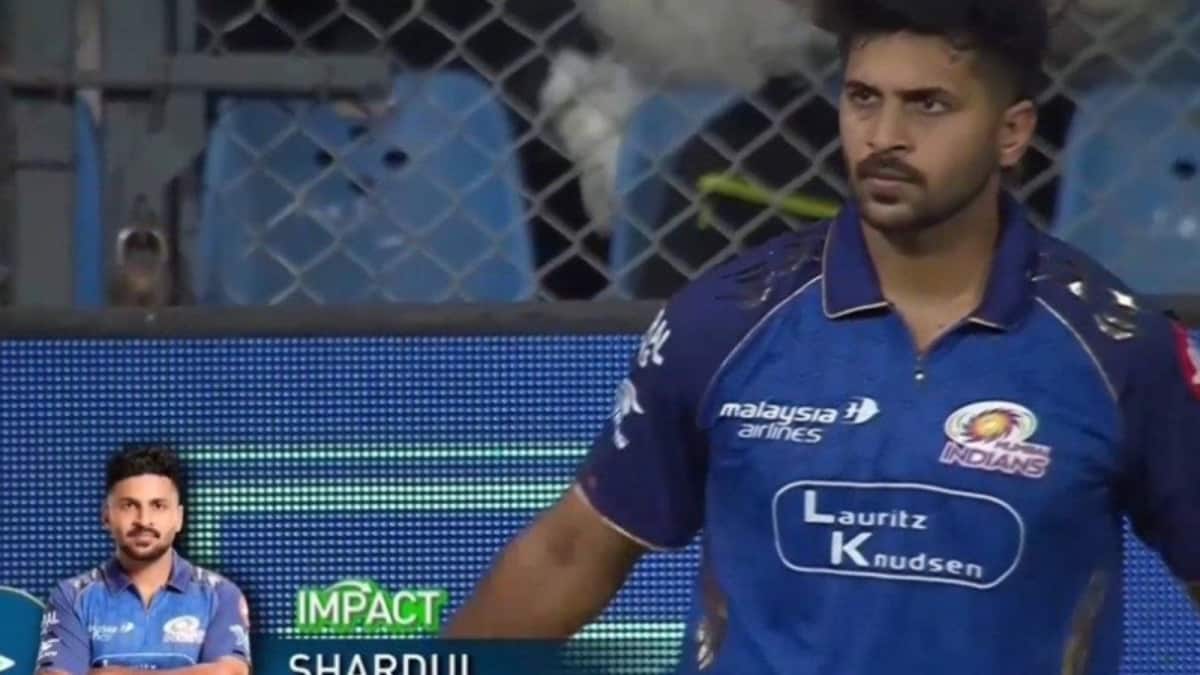 Shardul Thakur's 'Invisible' Impact Player Appearance For MI Made IPL ...