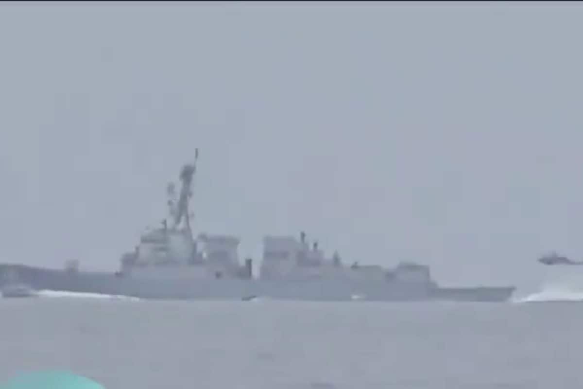 'Ready To Open Fire': Iranian Media Releases Footage Of IRGC Warning US Warship In Gulf Of Oman