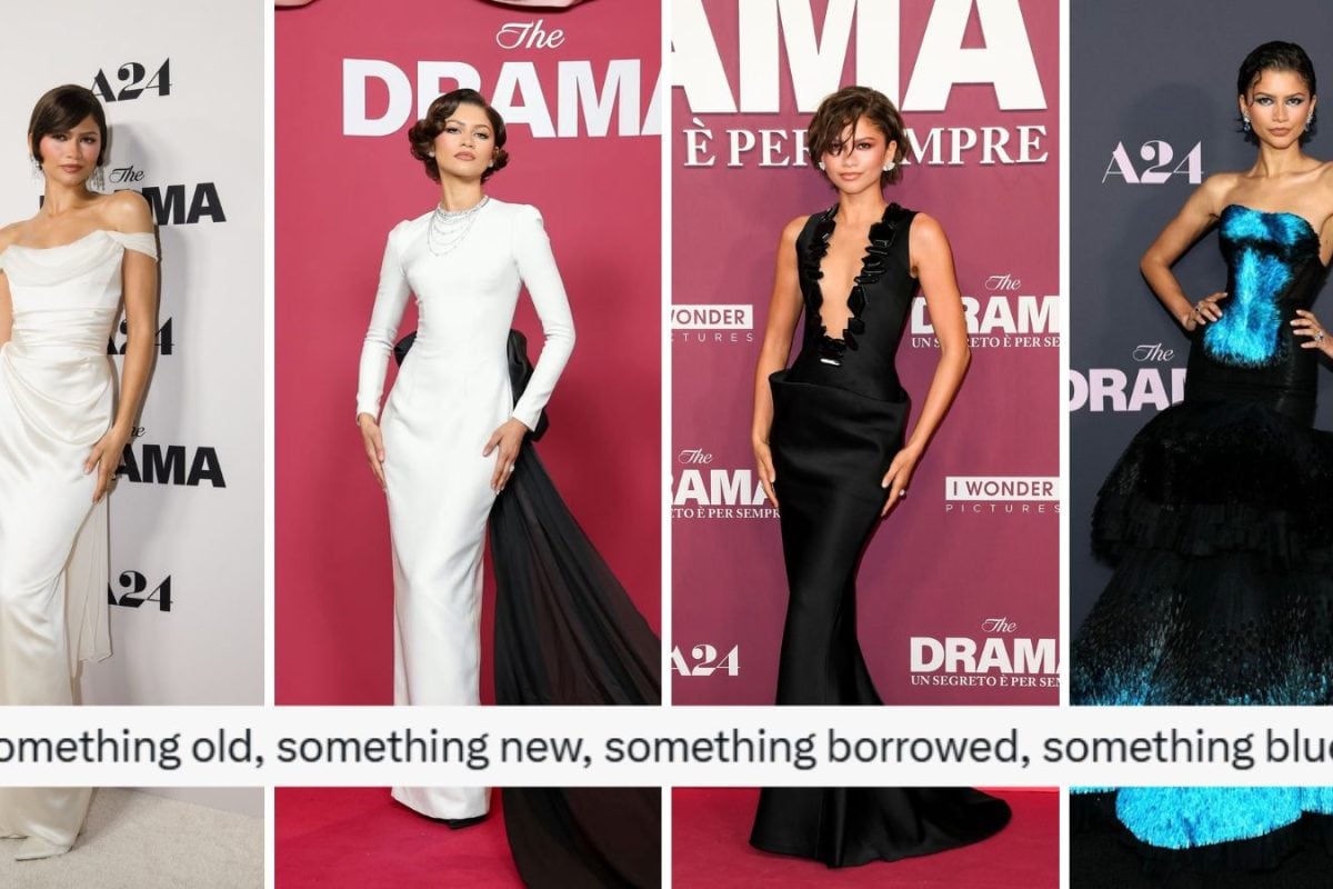 Zendaya’s Method Dressing Had Drama But What Does ‘Something Old, Something Blue’ Mean?