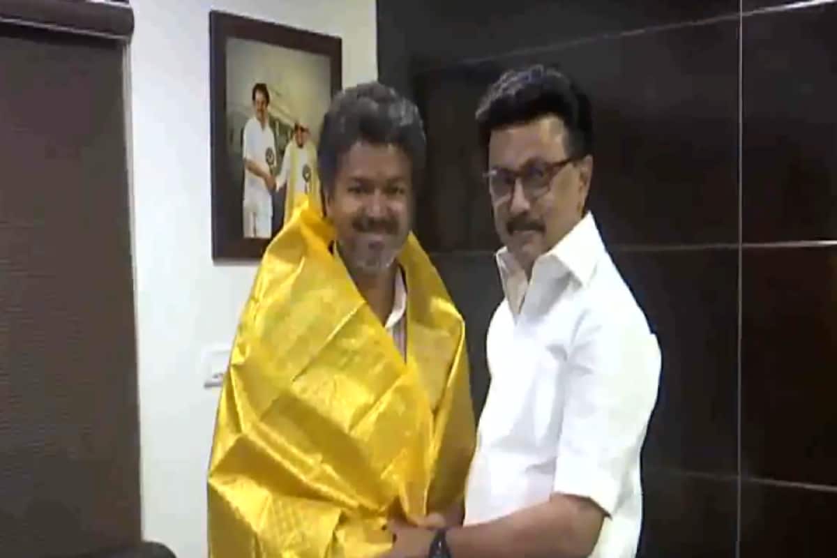 When Joseph Met Stalin: Handshake And A Warm Hug After Bitter Tamil Nadu Poll Campaign