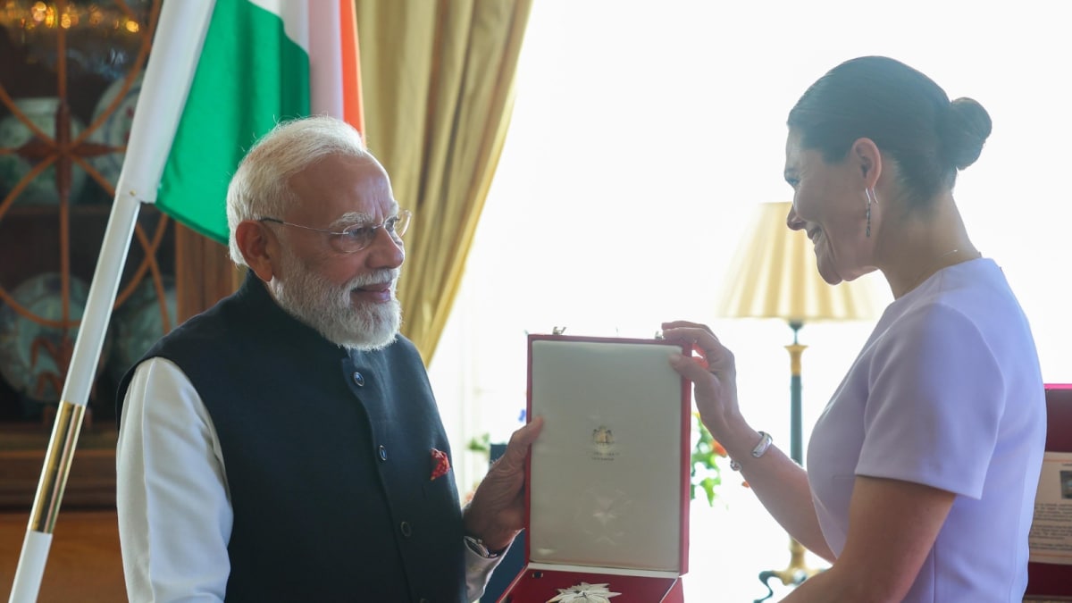 PM Modi Gets Sweden's Royal Order Of Polar Star, His 31st Global Honour So Far