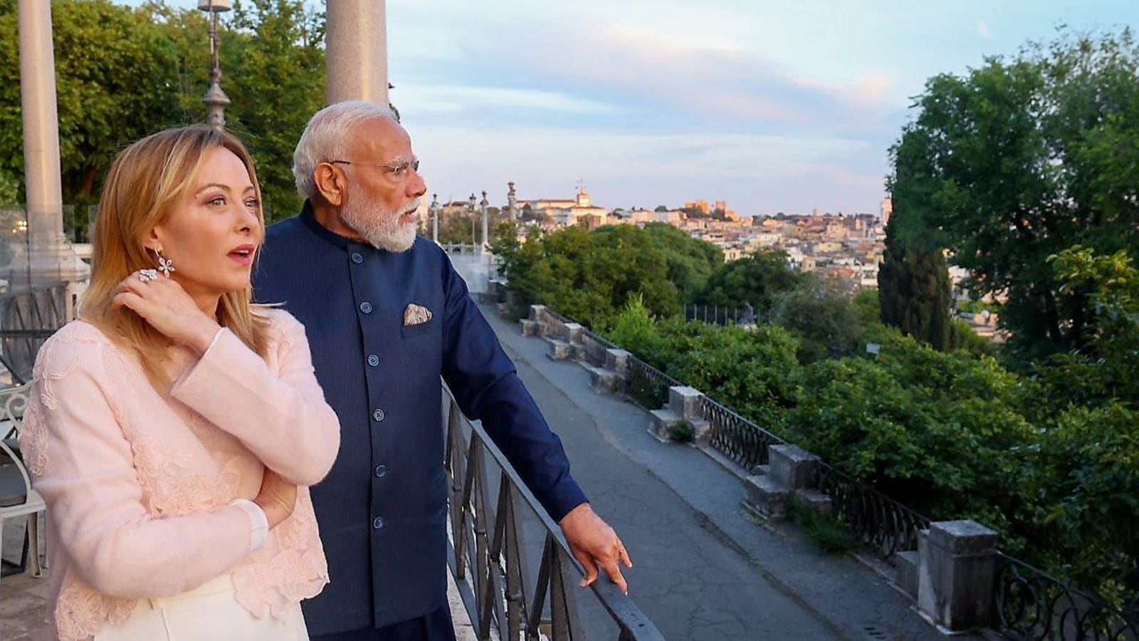 PM Modi in Rome PM Modi in Rome