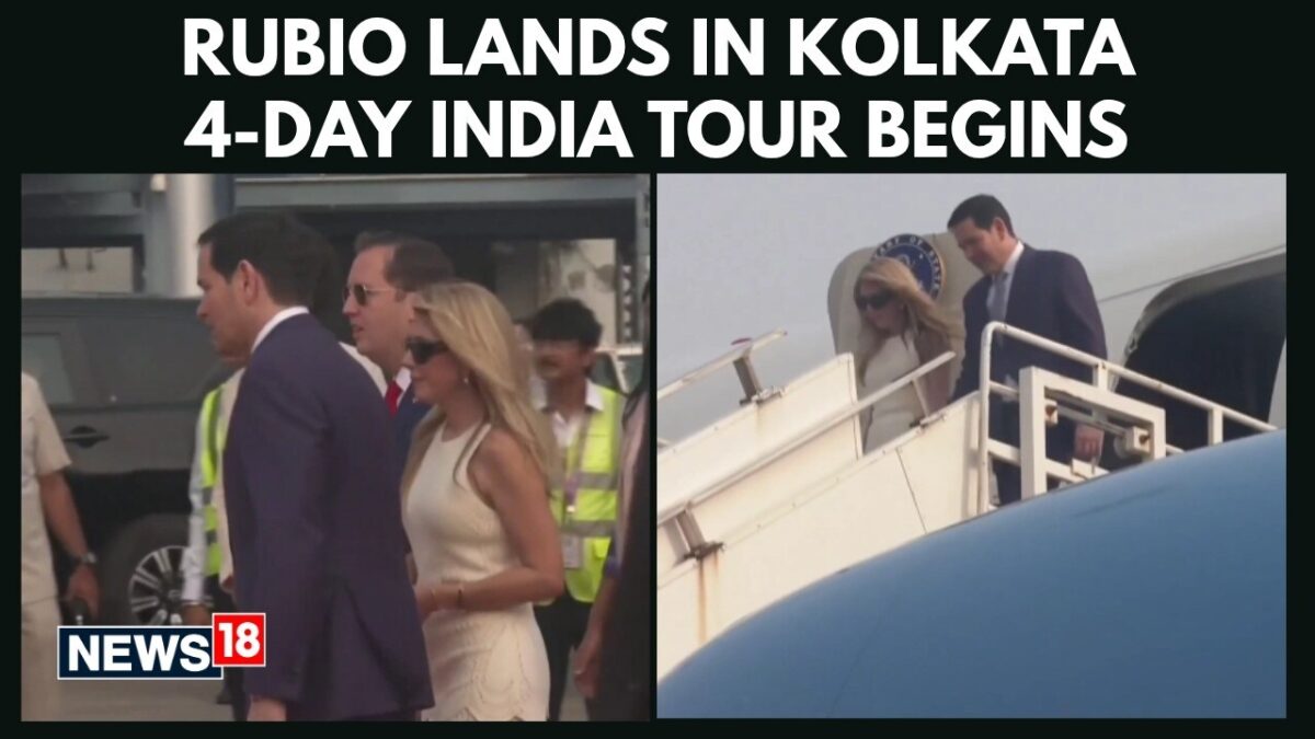 BREAKING: U.S. Secretary of State Marco Rubio Arrives In Kolkata For High-stakes India Visit | N18G