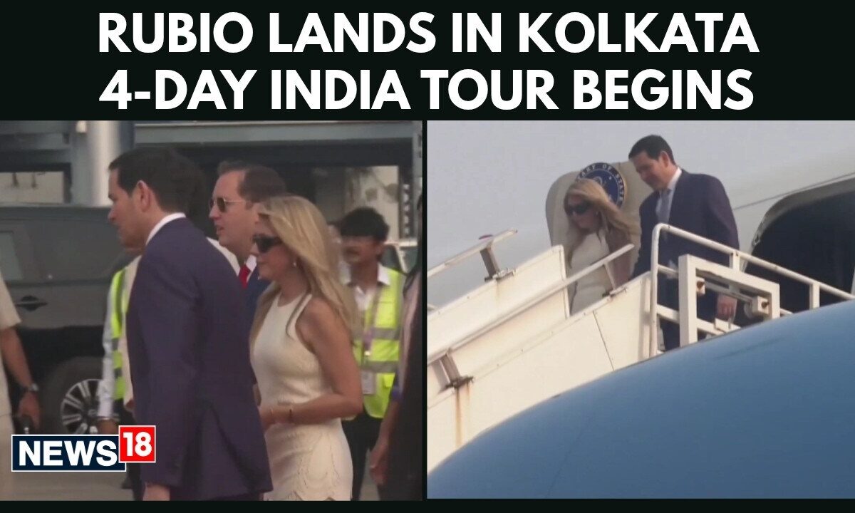 BREAKING: U.S. Secretary of State Marco Rubio Arrives In Kolkata For High-stakes India Visit | N18G