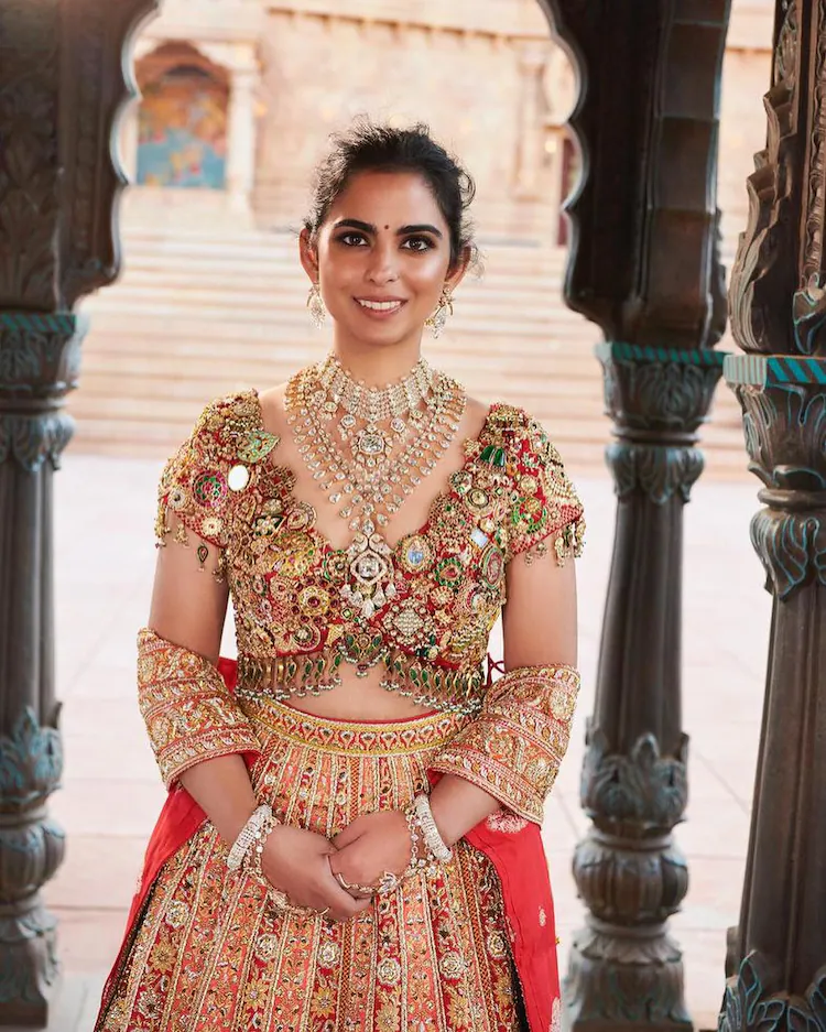 he trend signals a broader move in Indian luxury: the rise of the bejewelled blouse.