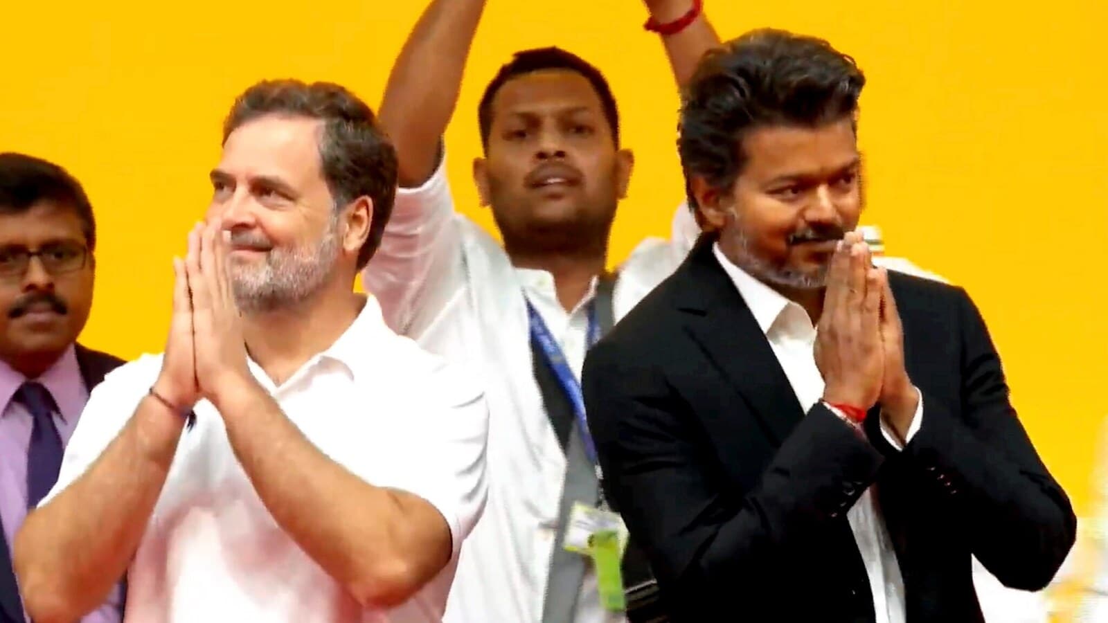 TN polls: TVK Vijay oath-taking ceremony