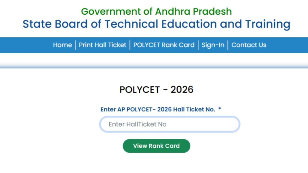 AP POLYCET Results 2026 Declared: 91.37% Pass, Direct Link To Download ...