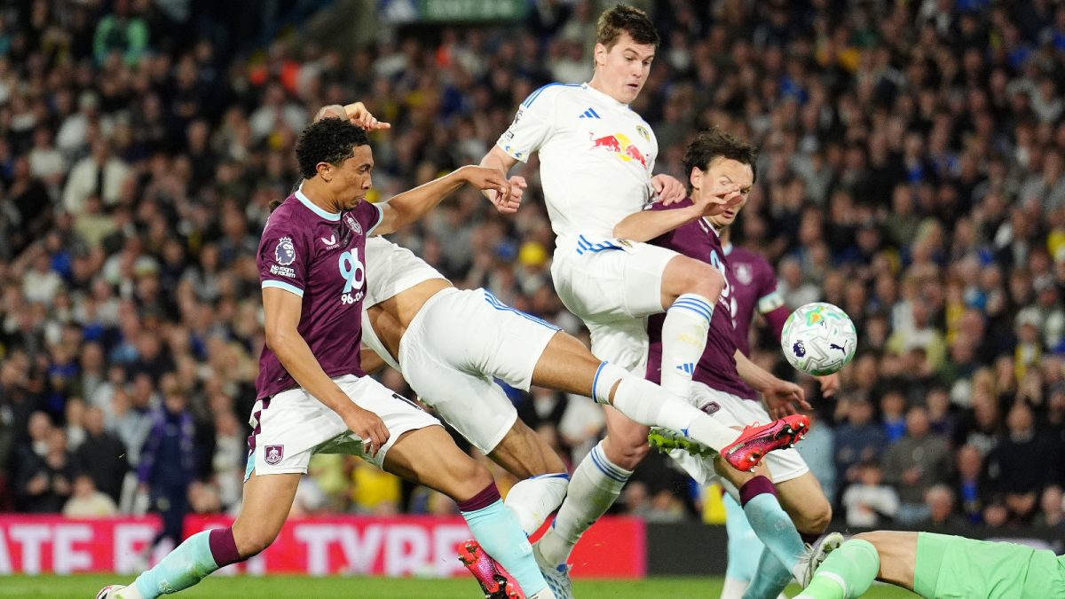 Leeds United Secure Provisional PL Berth; Thump Relegated Burnley 3-1
