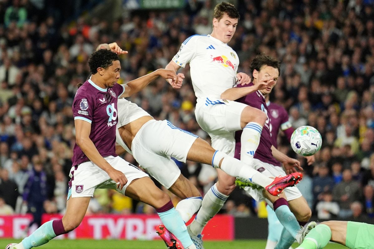 Leeds United Secure Provisional PL Berth; Thump Relegated Burnley 3-1