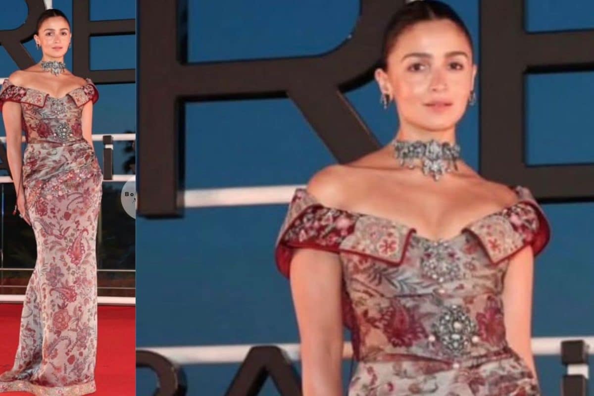 Alia Bhatt Brings Vintage Romance To Cannes In Tarun Tahiliani Chintz Couture Gown