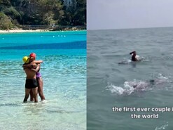 Bengaluru Couple Swims From Sri Lanka To India In 11 Hours, Creates History, Becomes First Indian…