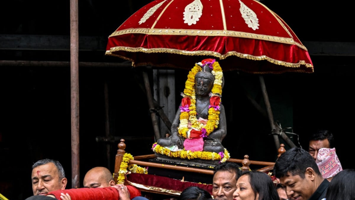 Music, Rituals, Joy And Some Tears: How Nepal Welcomed Return Of A 13th-Century Buddha Statue
